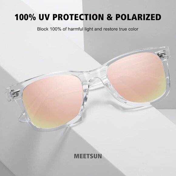 Unisex Polarized Sunglasses 3 Pack UV400 Classic Retro Style for Outdoor Activit main image 6
